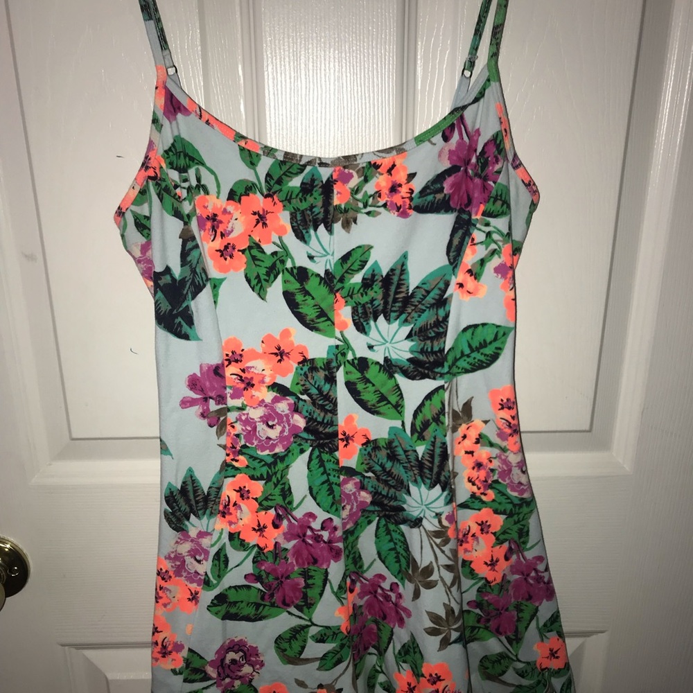 Fun, flower detail ROMPER